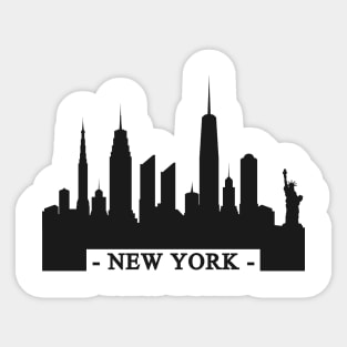 Famous City Tees - New York Sticker